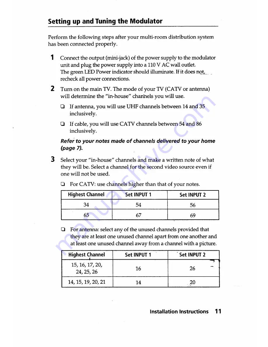 Sony MRD-D1 Installation Manual Download Page 11