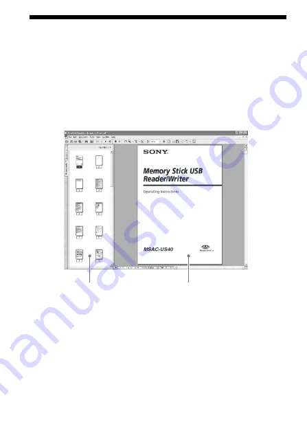 Sony MSAC-US40 - MemoryStick Flash Memory Card USB 2.0 Reader Скачать руководство пользователя страница 349