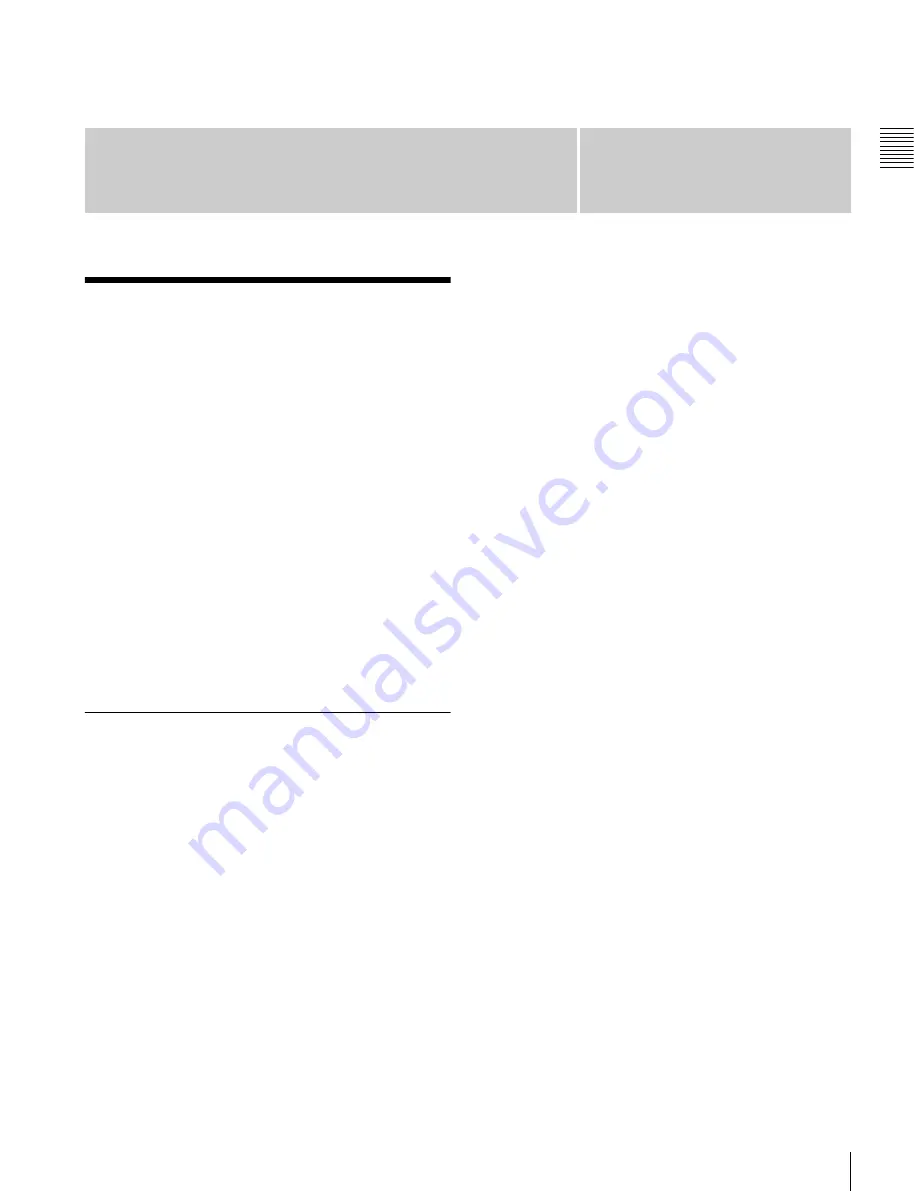 Sony MSV-970 Operation Manual Download Page 11