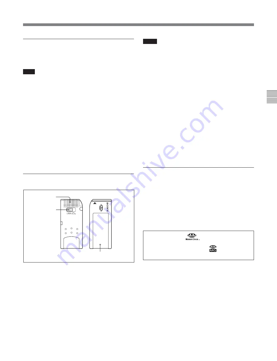 Sony MSW-2000 Скачать руководство пользователя страница 48