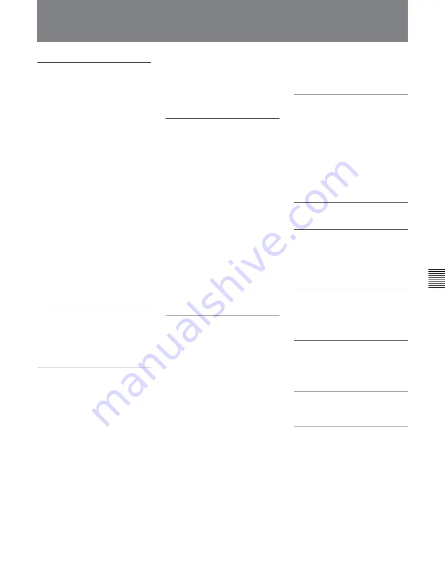 Sony MSW-2000 Operation Manual Download Page 162