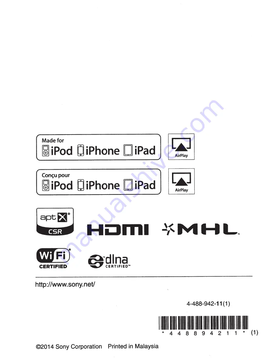 Sony Multi Channel AV Receiver Скачать руководство пользователя страница 28