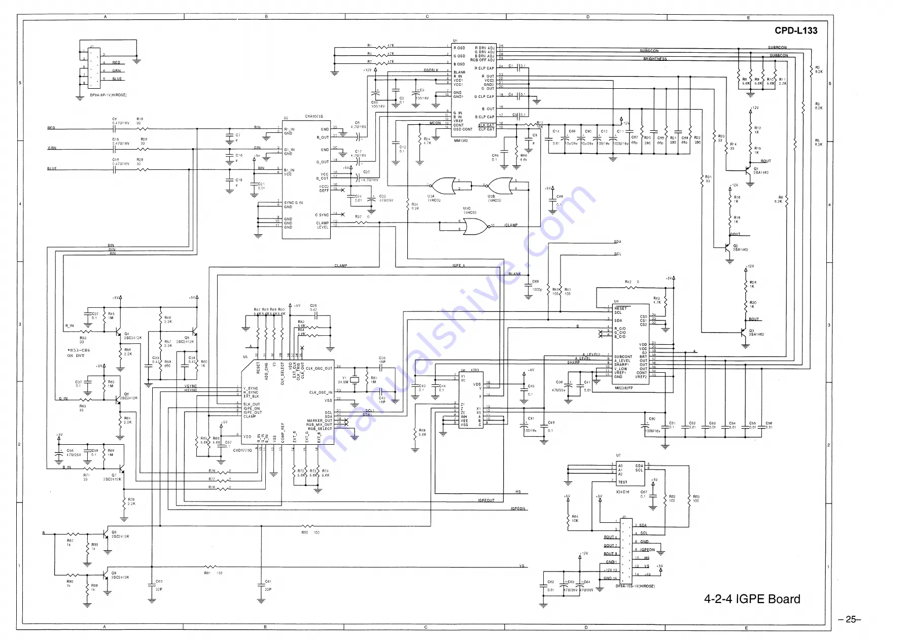 Sony Multiscan CPD-L133 Service Manual Download Page 26