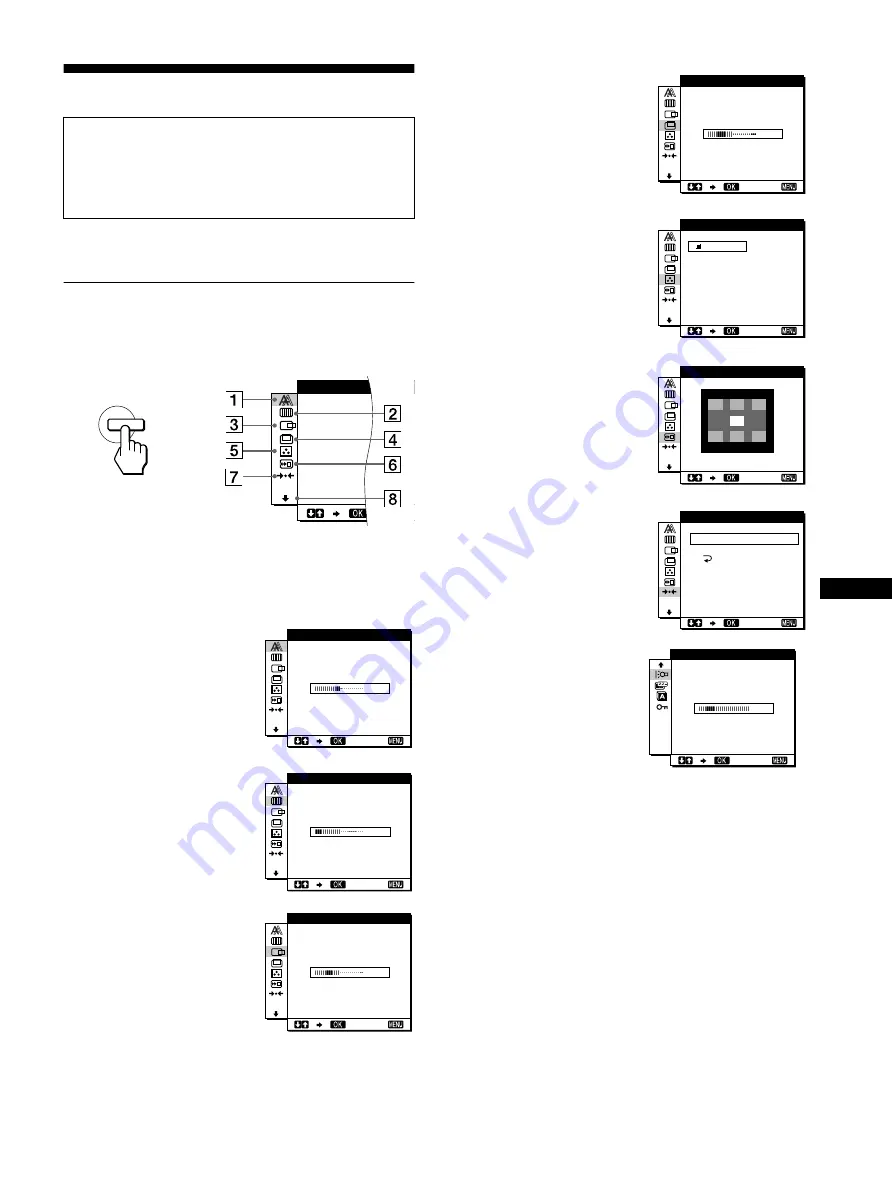 Sony Multiscan SDM-M51 Operating Instructions Manual Download Page 51