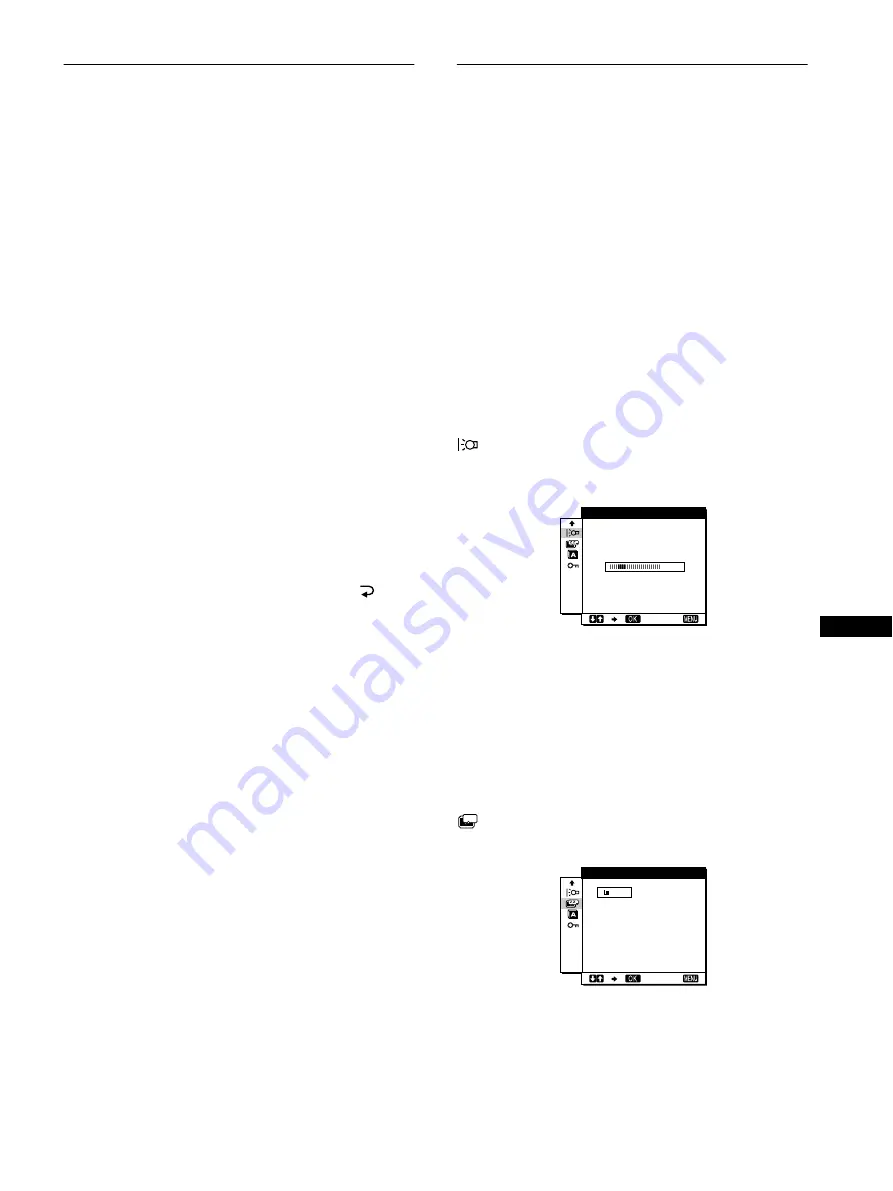 Sony Multiscan SDM-M51 Operating Instructions Manual Download Page 75