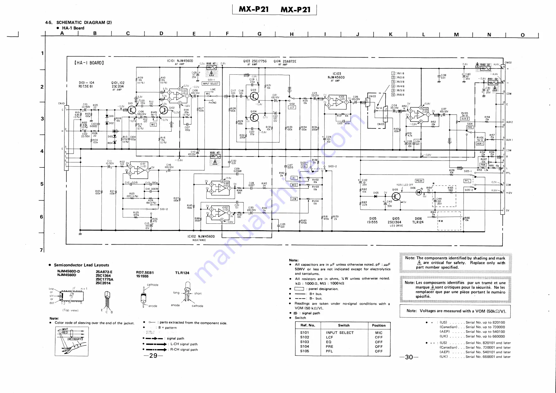 Sony MX-P21 Service Manual Download Page 20