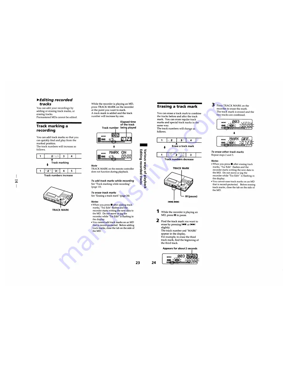 Sony MZ-B3 - MD Walkman MiniDisc Recorder Service Manual Download Page 14