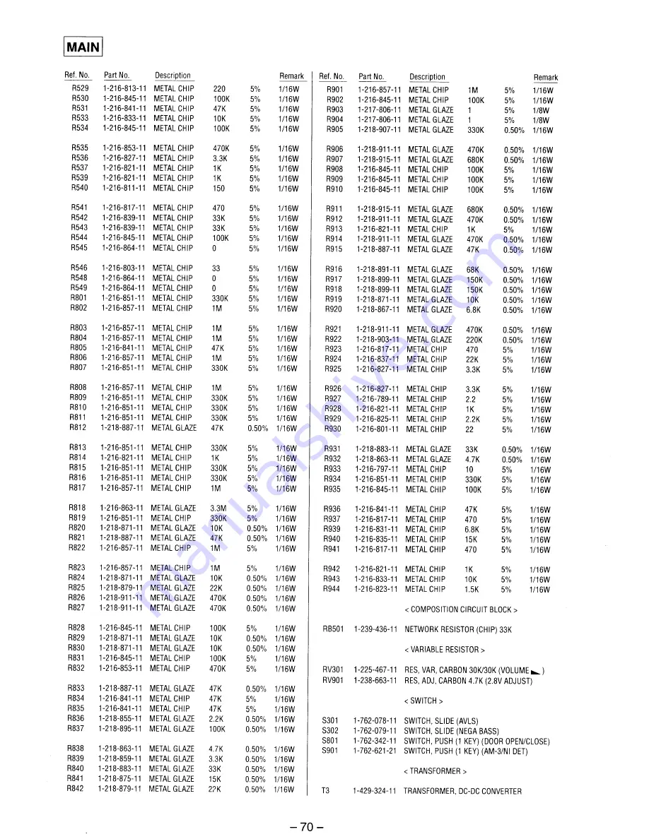 Sony MZ-F40 Service Manual Download Page 46