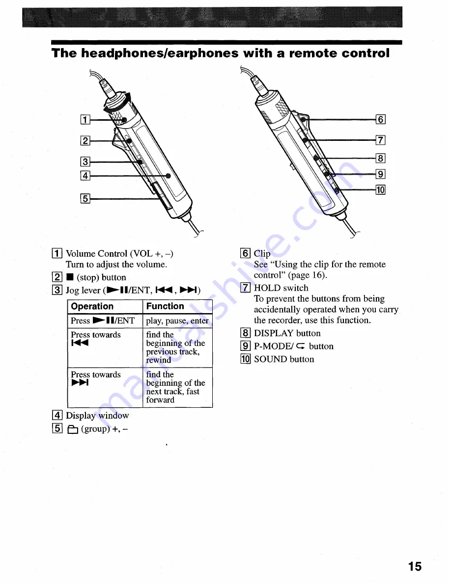 Sony MZ-NH900 Скачать руководство пользователя страница 15