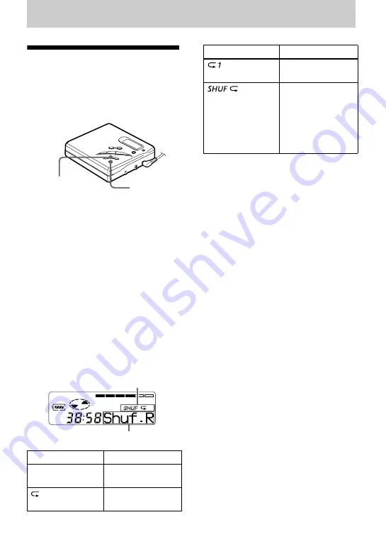 Sony MZ-R500 Operating Instructions Manual Download Page 21