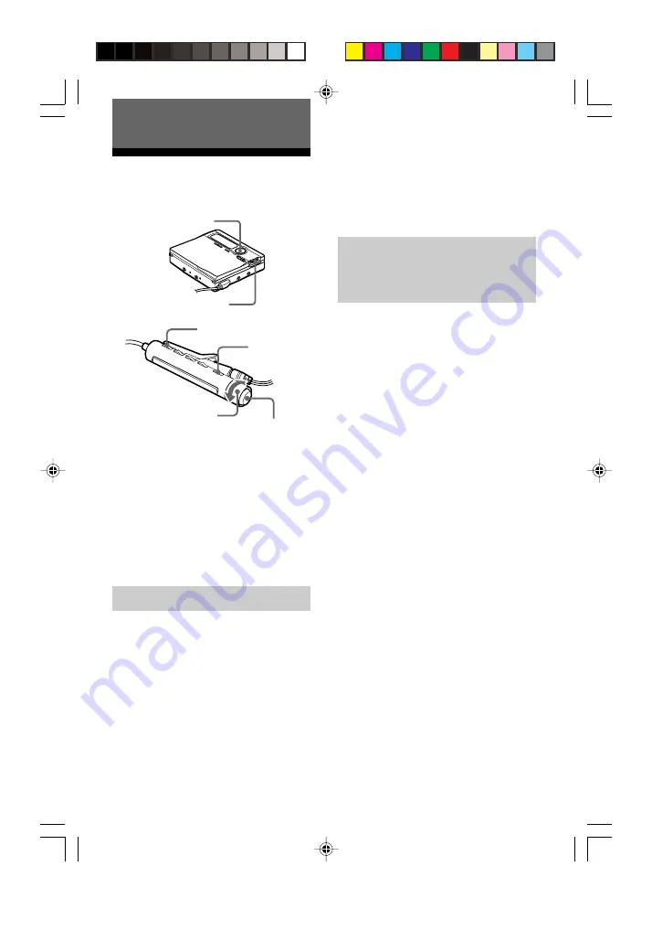 Sony MZ-R910 Operating Instructions Manual Download Page 34