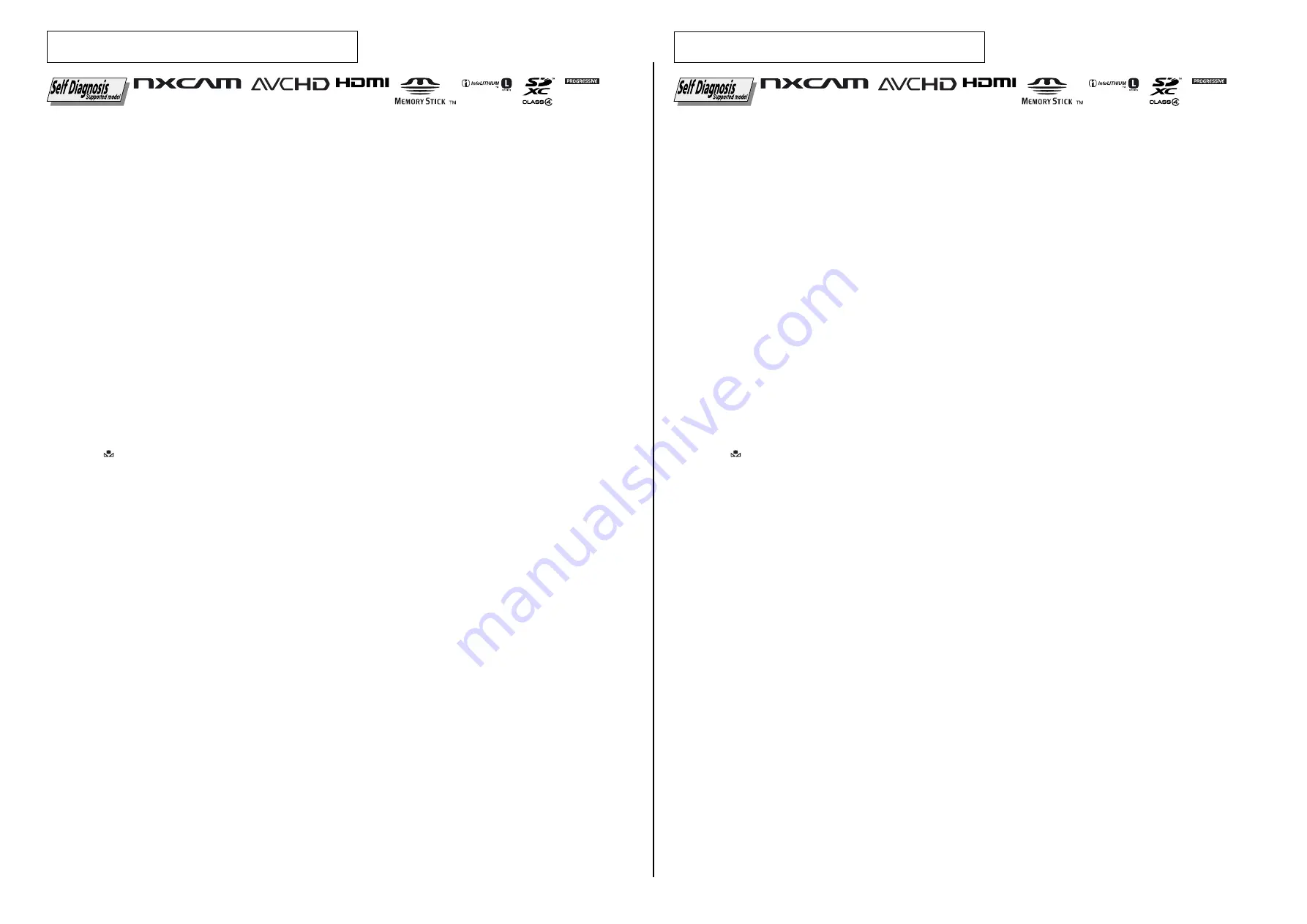 Sony NEX-FS100C Service Manual Download Page 2