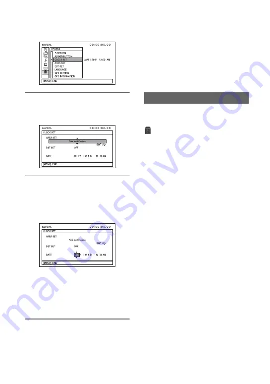 Sony NEX-FS100N Operating Manual Download Page 22