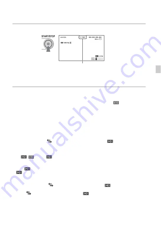 Sony NEX-FS100N Operating Manual Download Page 27