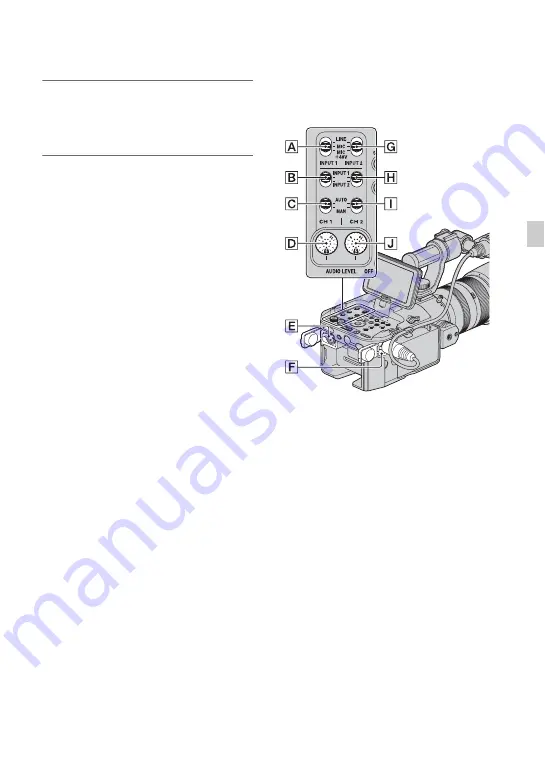 Sony NEX-FS100N Operating Manual Download Page 35