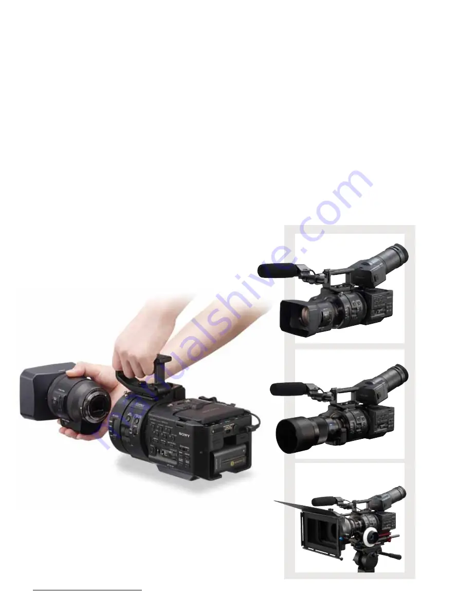 Sony NEX-FS700R Скачать руководство пользователя страница 4