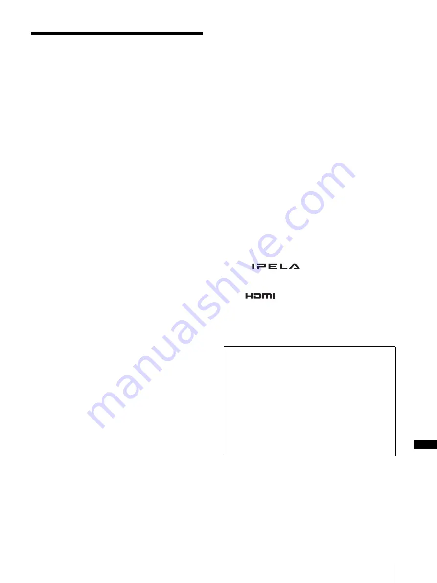 Sony NSR-1000 Series Installation Manual Download Page 277