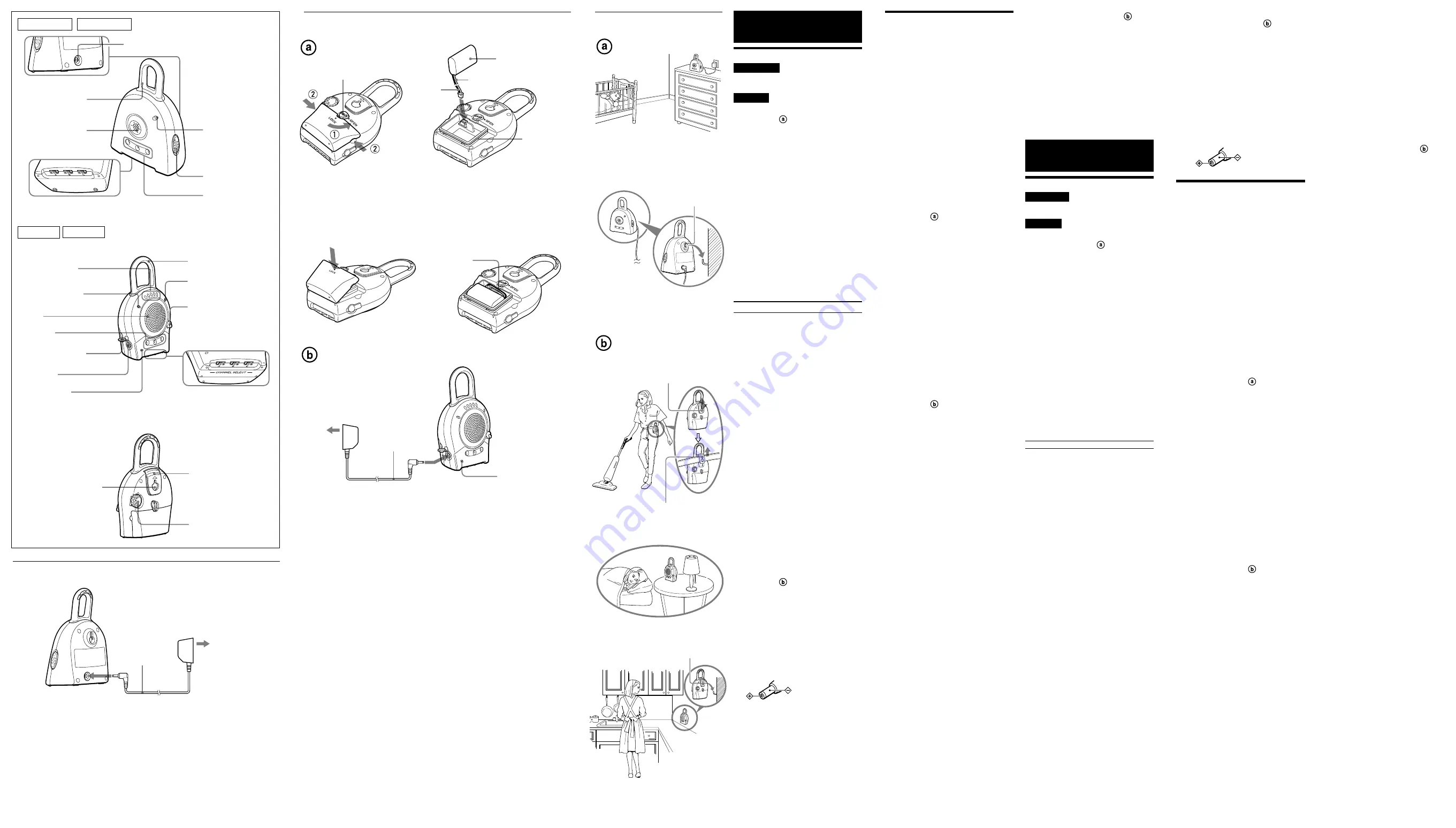 Sony NTM-910 Operating Instructions Download Page 2