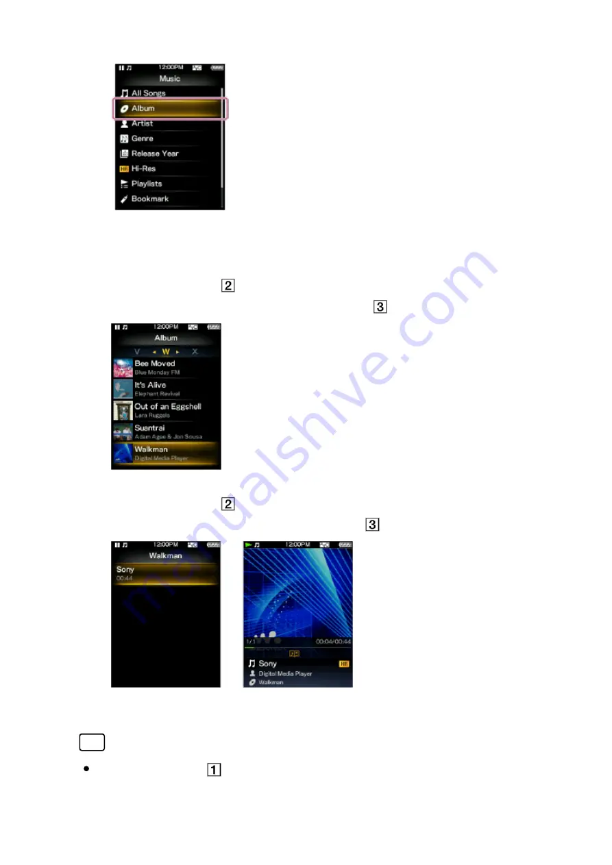 Sony NW-A25 How To Use Manual Download Page 46