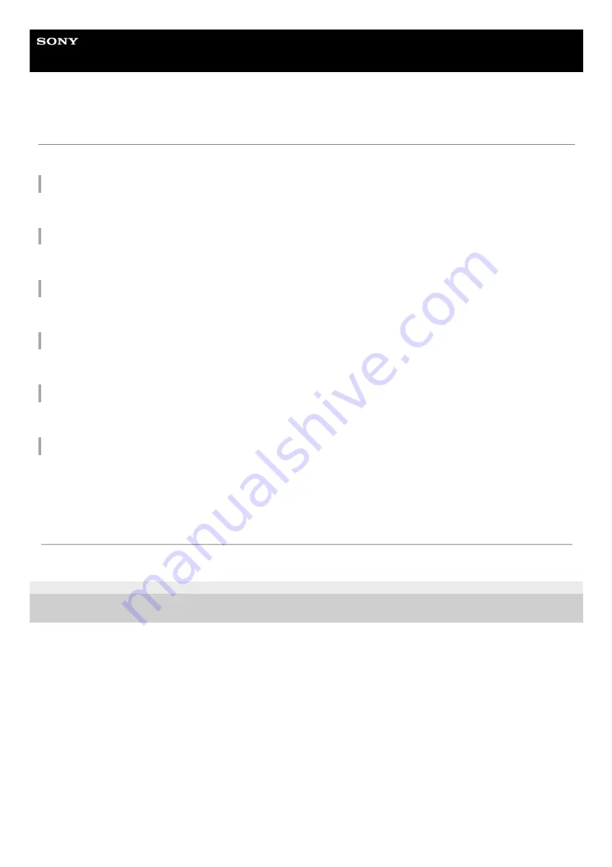 Sony NW-A55 Help Manual Download Page 6