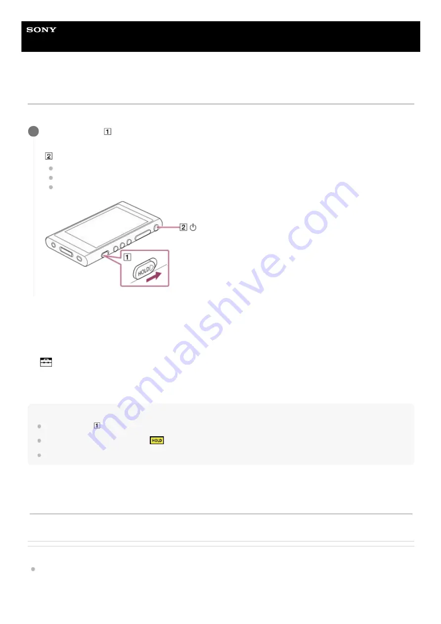 Sony NW-A55 Help Manual Download Page 20