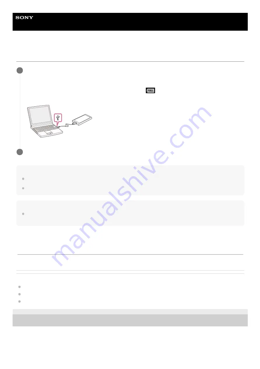 Sony NW-A55 Help Manual Download Page 22