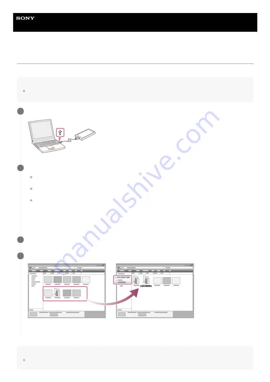 Sony NW-A55 Help Manual Download Page 70