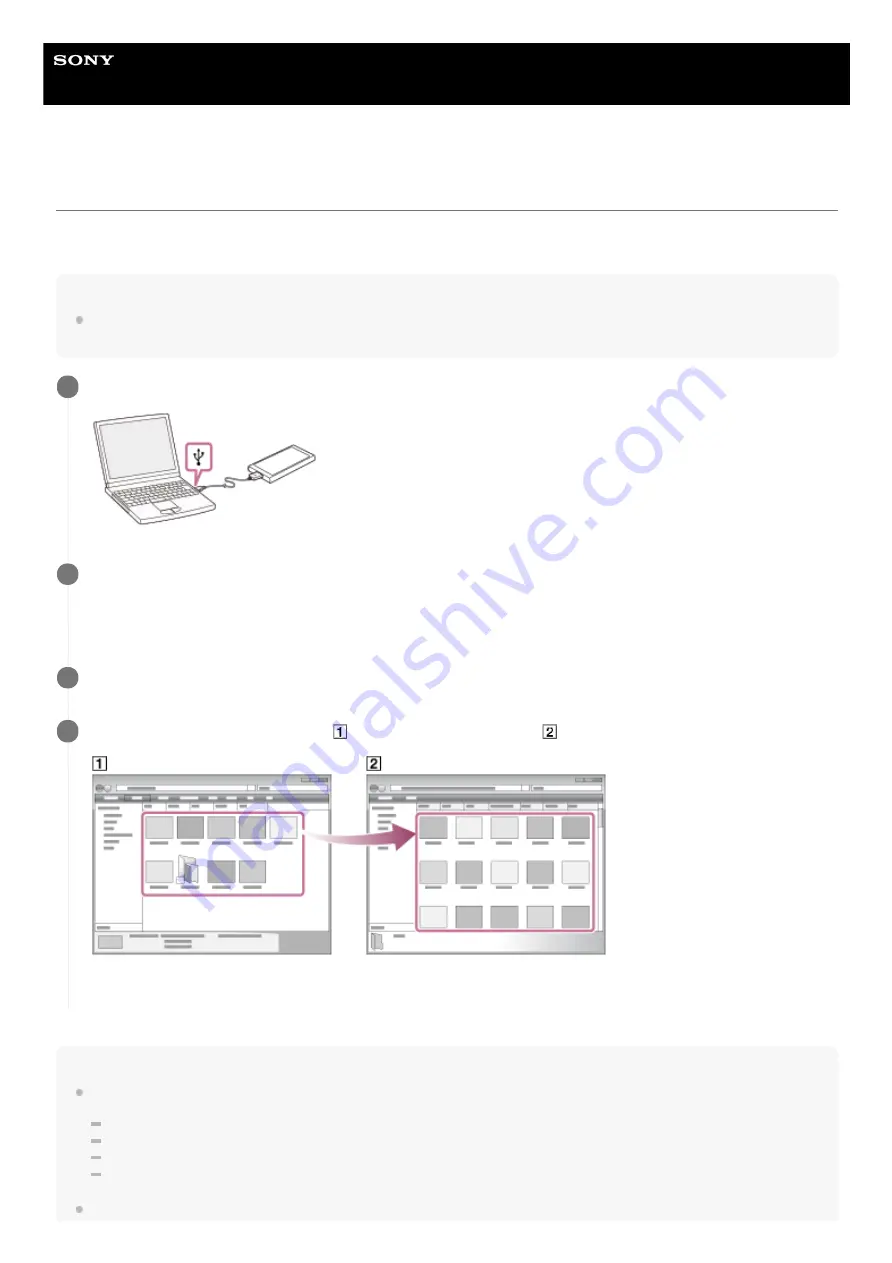 Sony NW-A55 Help Manual Download Page 76