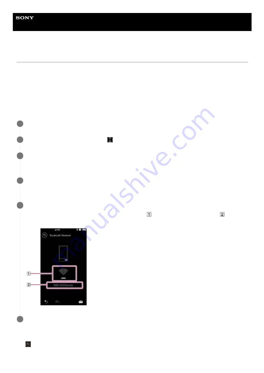 Sony NW-A55 Help Manual Download Page 102