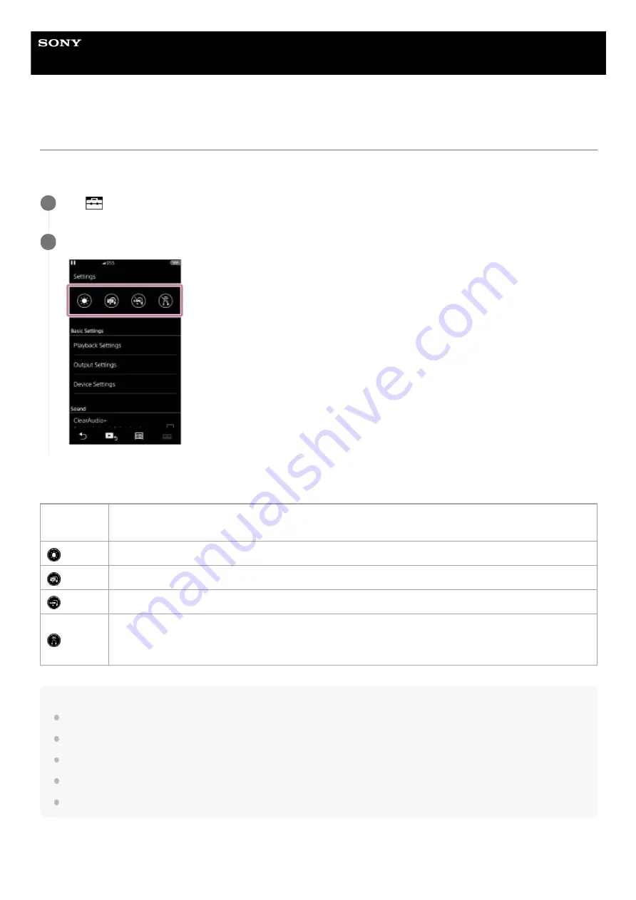 Sony NW-A55 Help Manual Download Page 135