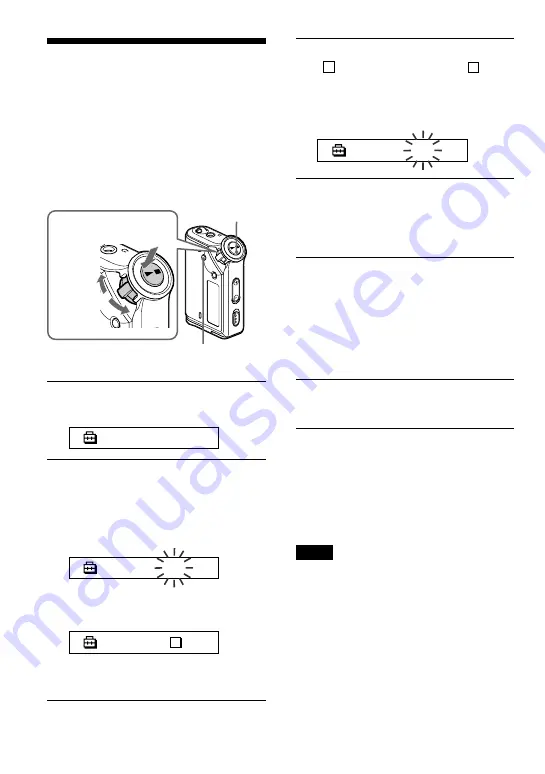 Sony NW-E95 - Network Walkman Operating Instructions Manual Download Page 34