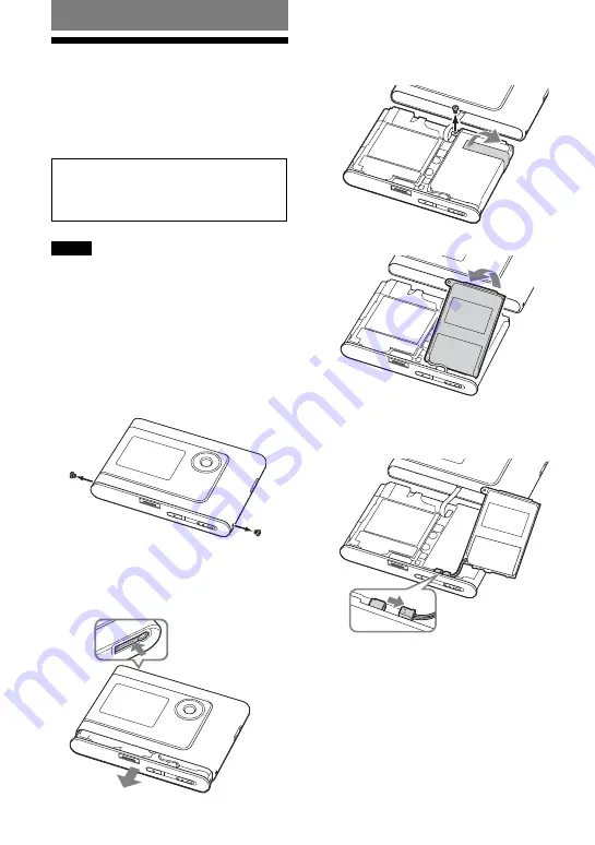 Sony NW HD1 - 20 GB Network Walkman Digital Music Player Operating Instructions Manual Download Page 36