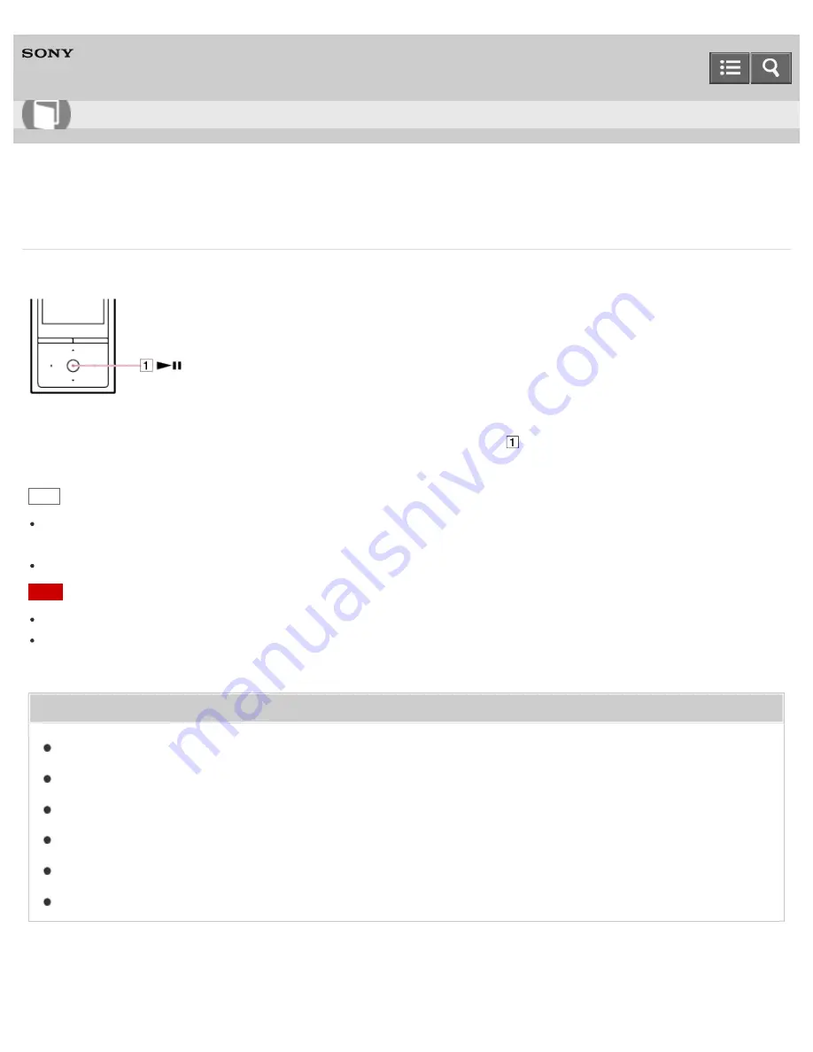 Sony NW-ZX100 Help Manual Download Page 89