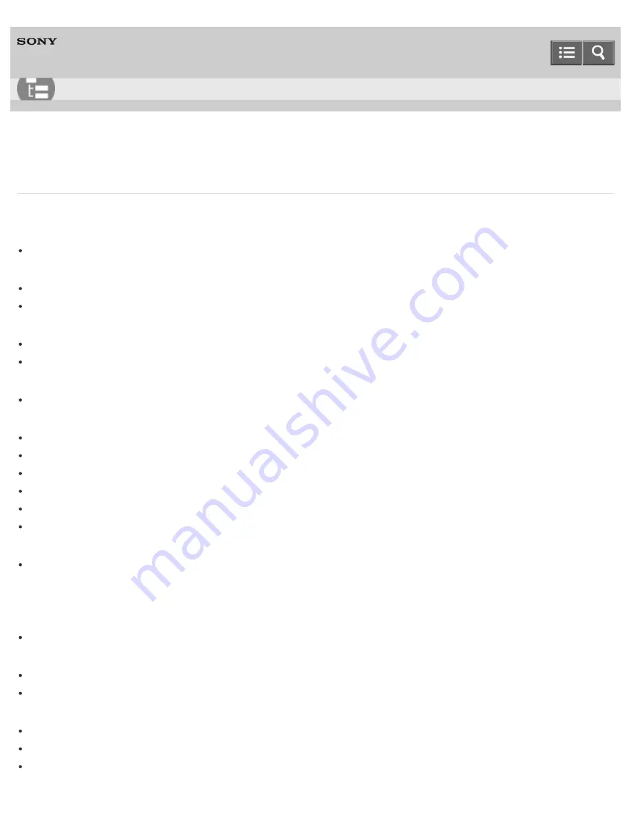 Sony NWZ-B183? NWZ-B183F Help Manual Download Page 18