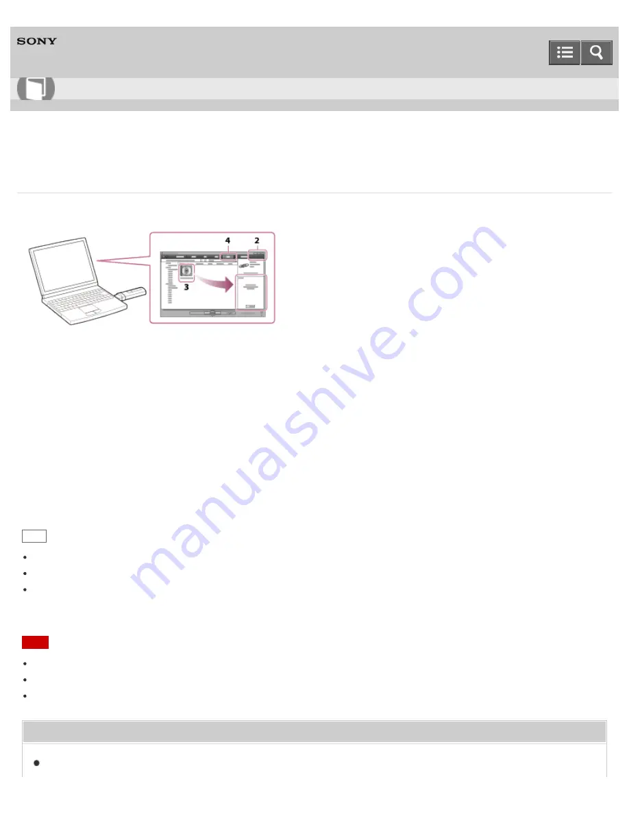 Sony NWZ-B183? NWZ-B183F Help Manual Download Page 87