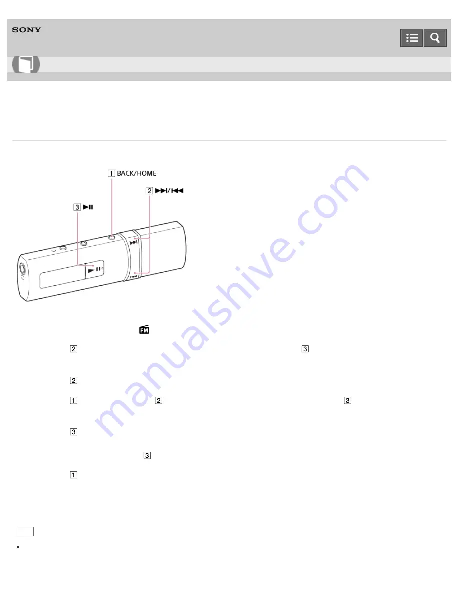 Sony NWZ-B183? NWZ-B183F Help Manual Download Page 115