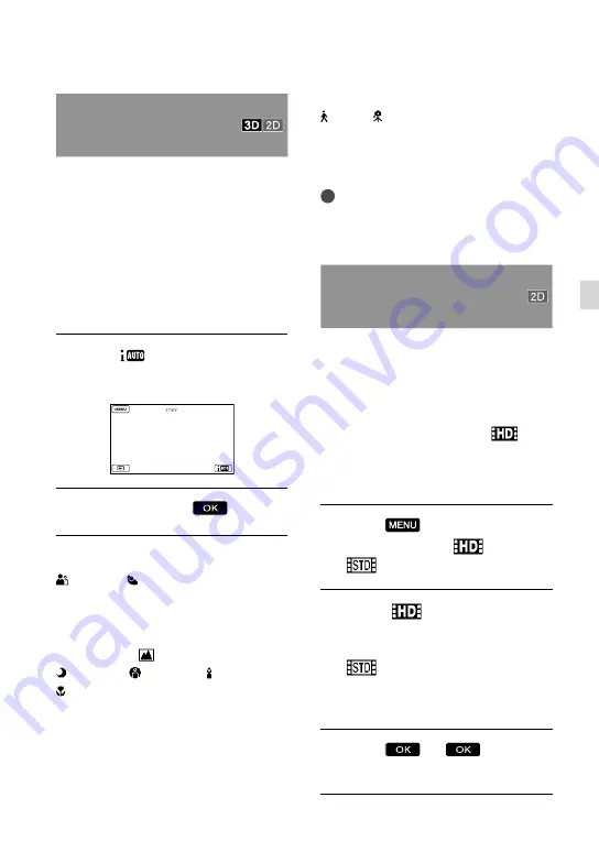 Sony nxcam HXR-NX3D1E Operating Manual Download Page 37