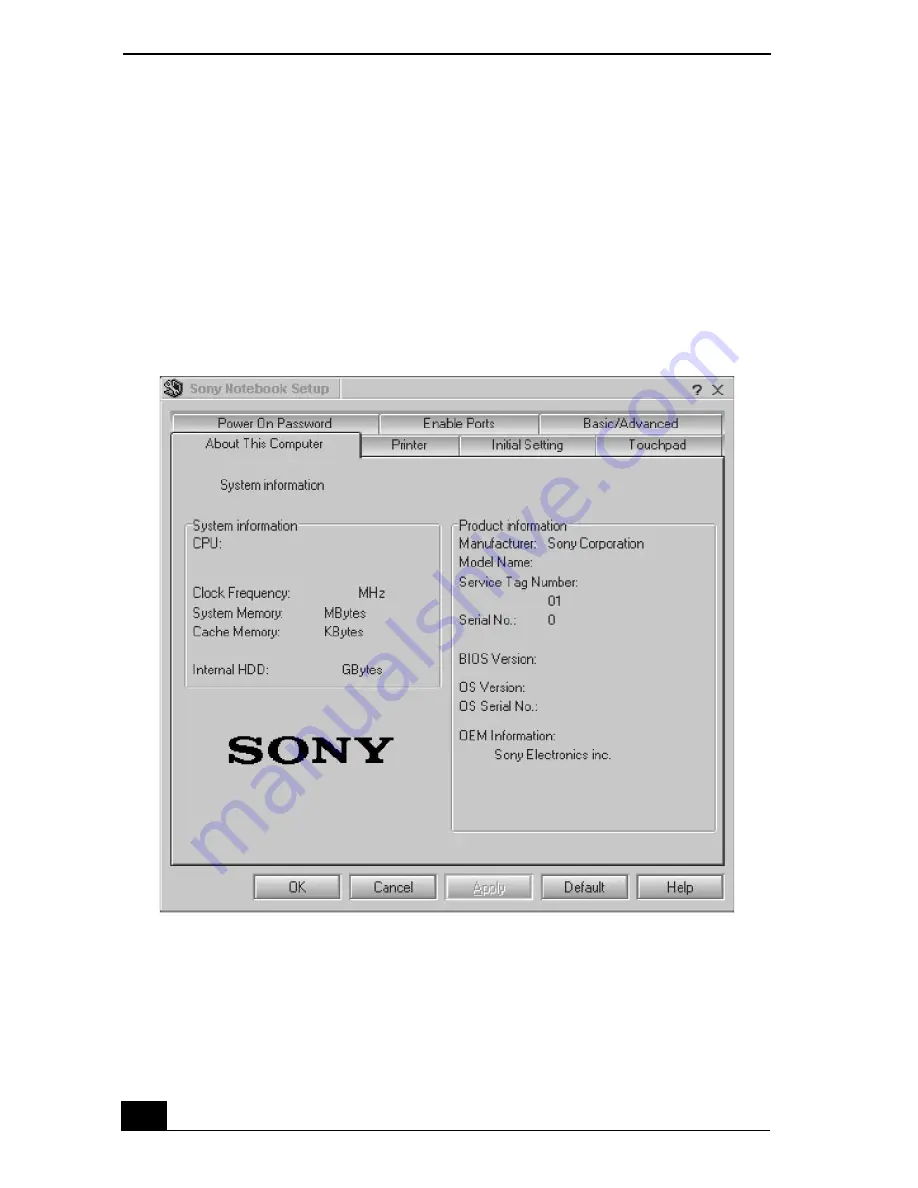 Sony PCG-FX410 Primary Скачать руководство пользователя страница 64