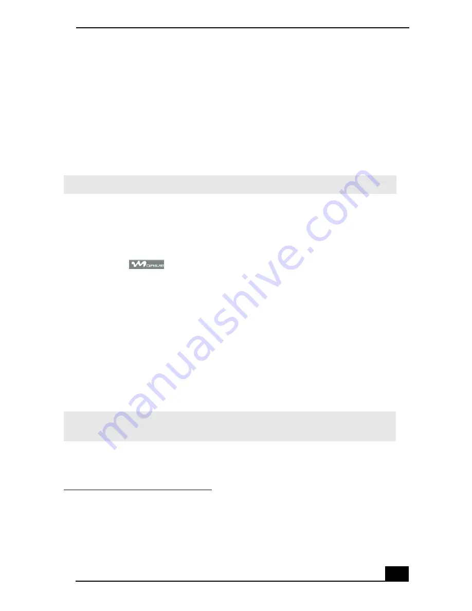 Sony PCG-R505ESP VAIO   (primary manual) User Manual Download Page 157