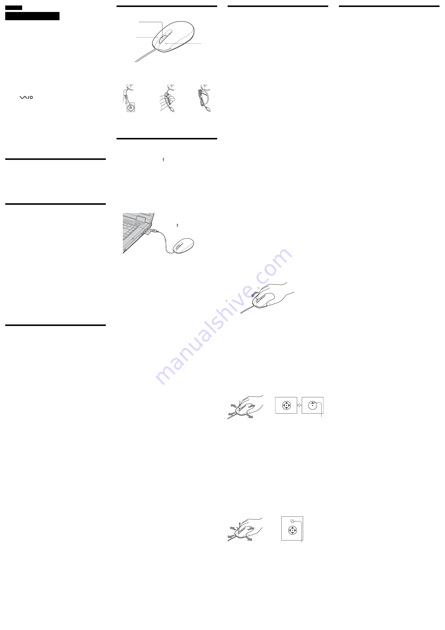 Sony PCGA-UMS3 Operating Instructions Download Page 2