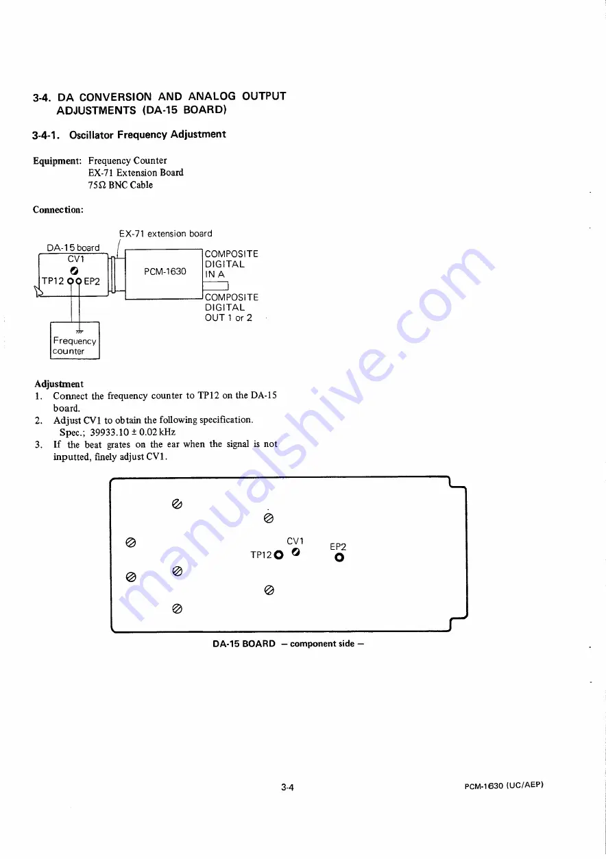 Sony PCM-1630 Скачать руководство пользователя страница 40