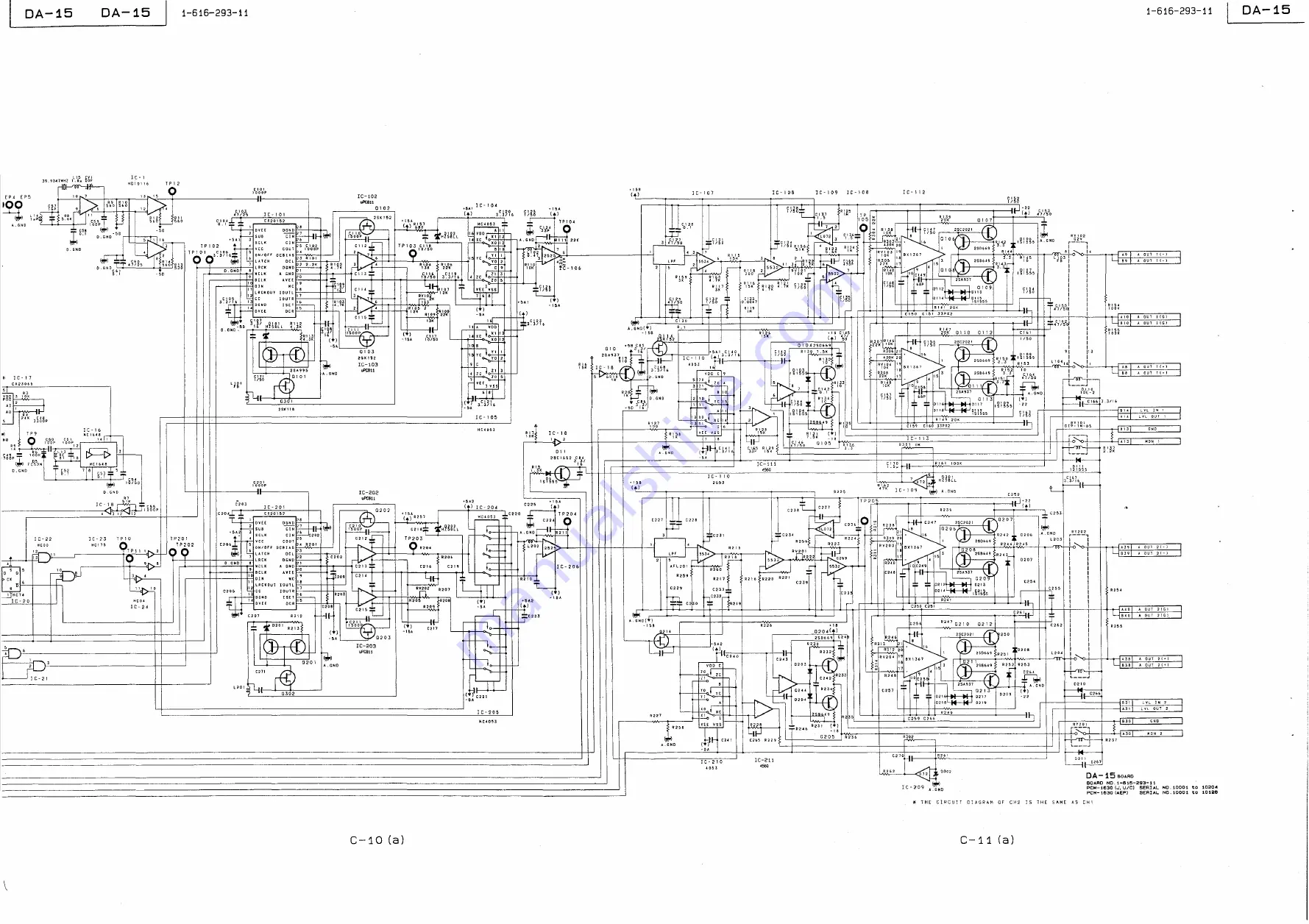 Sony PCM-1630 Operation And Maintenance Manual Download Page 89