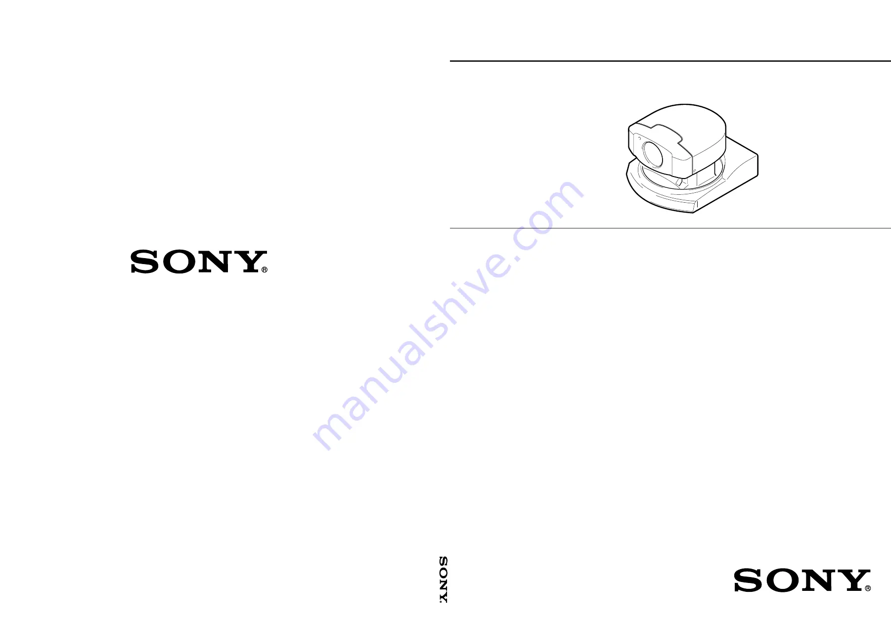 Sony PCS-C150 Service Manual Download Page 1