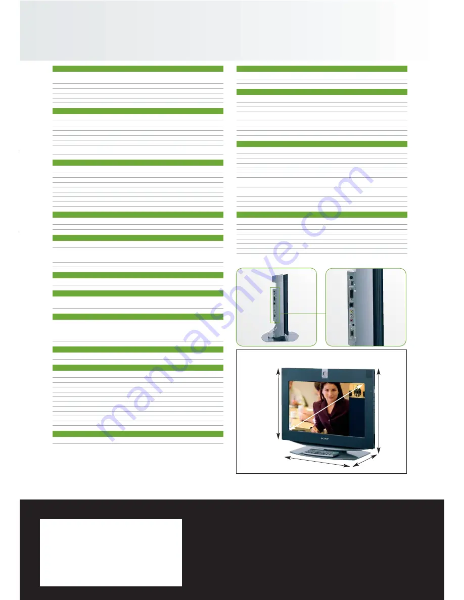 Sony PCS-TL50P Brochure & Specs Download Page 6