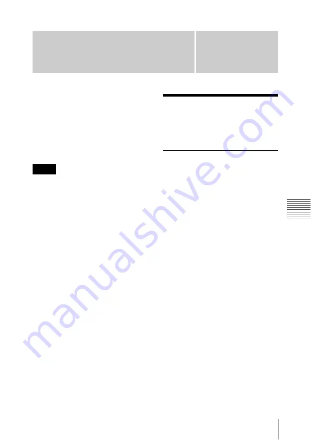 Sony PDW-1 Operation Manual Download Page 39