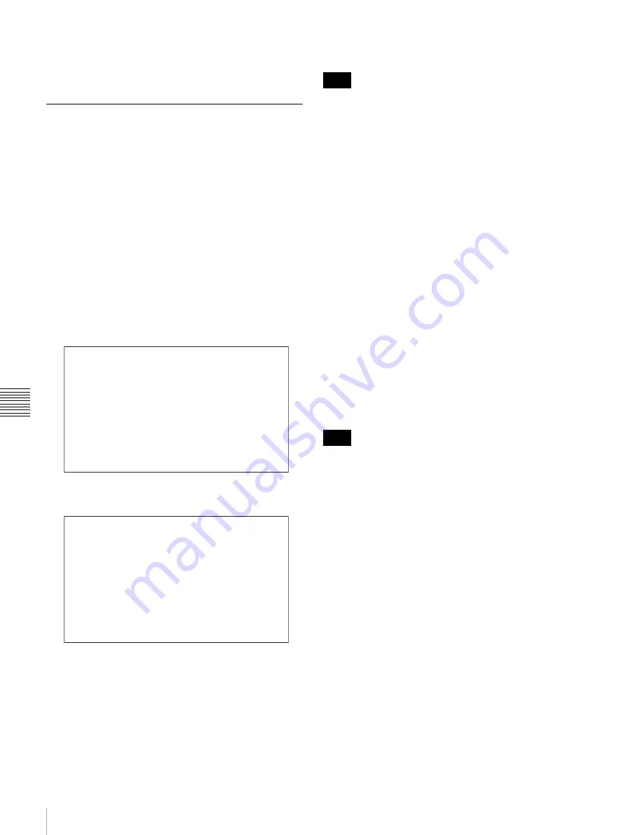 Sony PDW-F30 Operating Instructions Manual Download Page 94