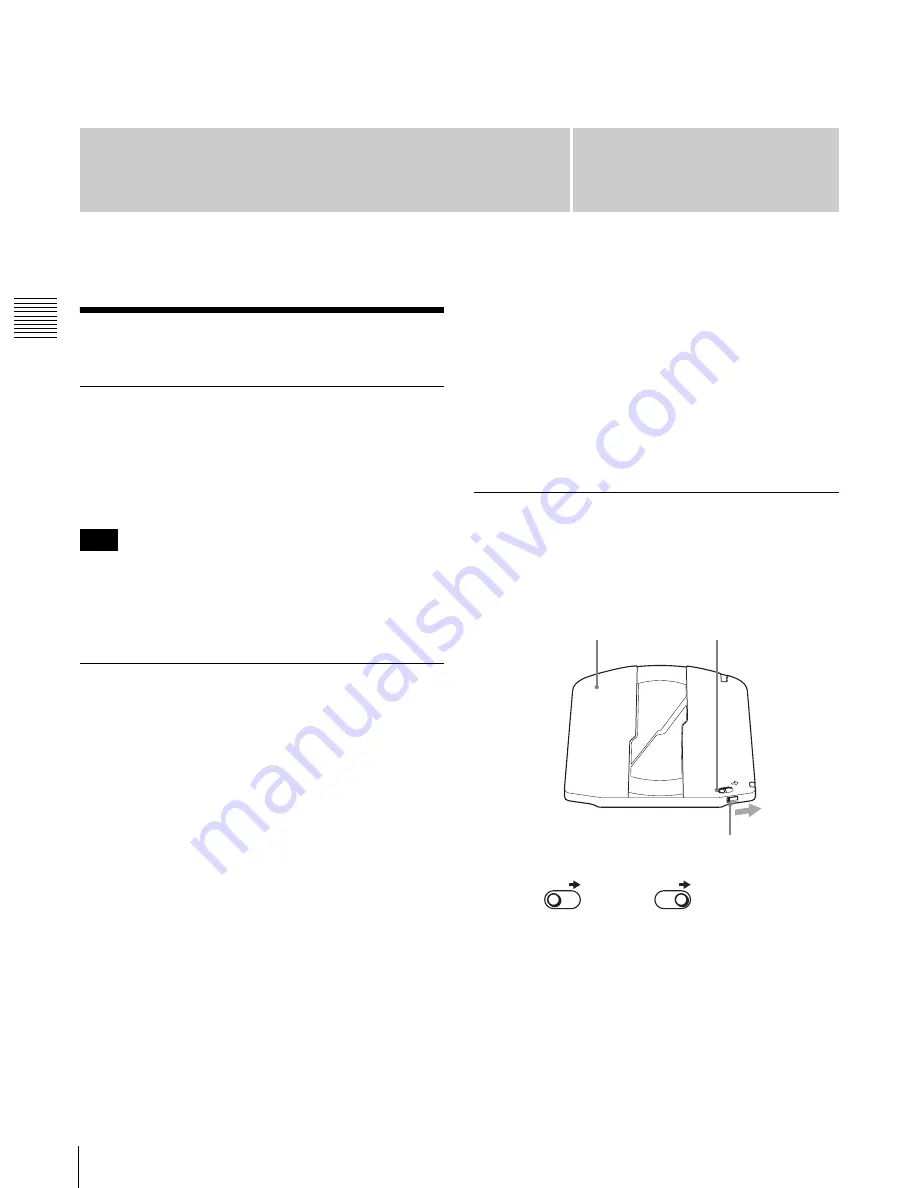 Sony PDW-F330K Operating Instructions Manual Download Page 54