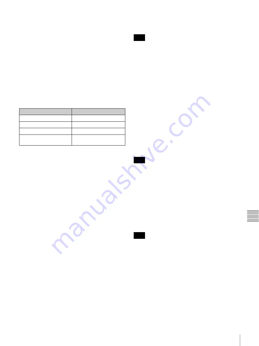 Sony PDW-F335K Operating Instructions Manual Download Page 177