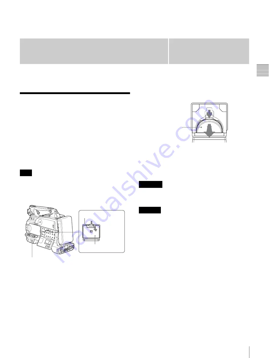 Sony PDW-F355L Operating Instructions Manual Download Page 29