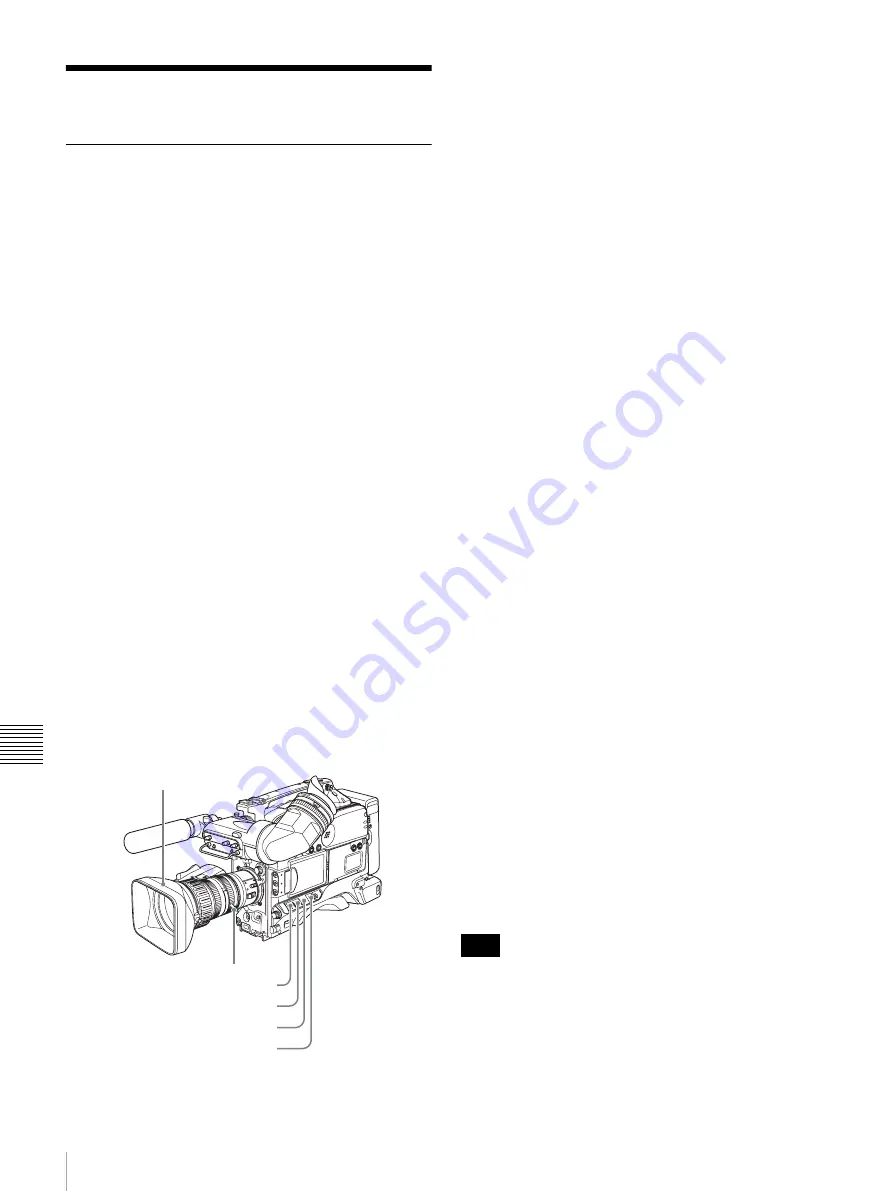 Sony PDW-F355L Operating Instructions Manual Download Page 164